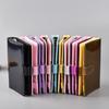 Hologram Binders A6 PU Leather Looseleaf Spiral Empty Holographic Notebook Binders Storage Budget Planners