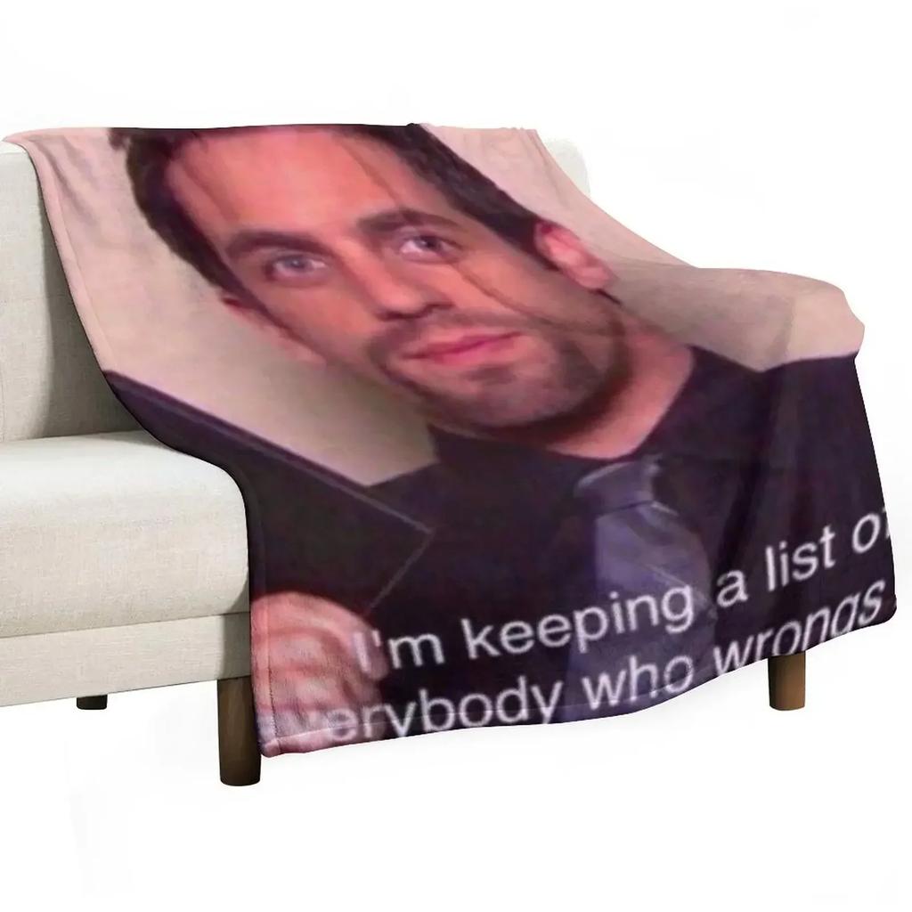 The office Ryan the temp Ryan started the fire Ryan Howard Throw Blanket Sofas Bed Travel funny gift Sofa Throw Blankets