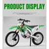 1/12 Scale Kawasaki KX450 Alloy Sports Motorcycle Model Diecast Metal Road Mountain Off-road Motorcycle Model Simulation Kids Toy Gift
