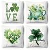 Домашний Декор Ирландский Трилистник Любовь И Троица Декоративные Подушки Узор Наволочка Подходит Для Дивана Спальни Автомобиля Наволочка