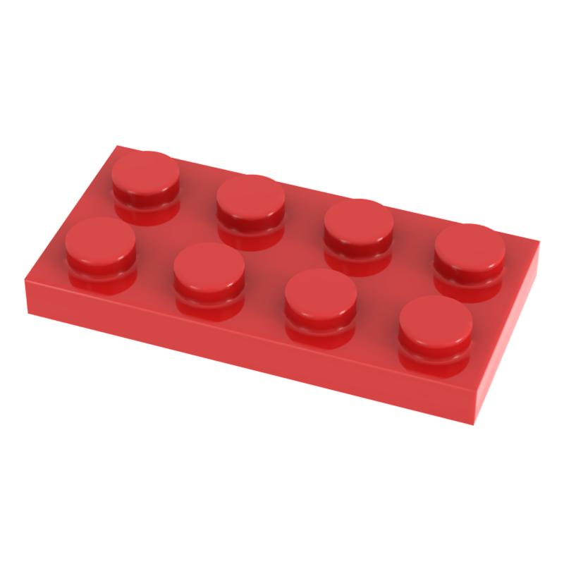 [Funbrick] 50 шт. Пластина 2x4 3020 Совместимо с featuring Известный Строительный Кирпичик Классический Строительный Блок Игрушки MOC DIY