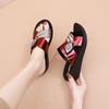 New Summer Women's Slippers Thick-Soled Anti-Slip Beach Shoes for Middle-Aged and Elderly Ladies