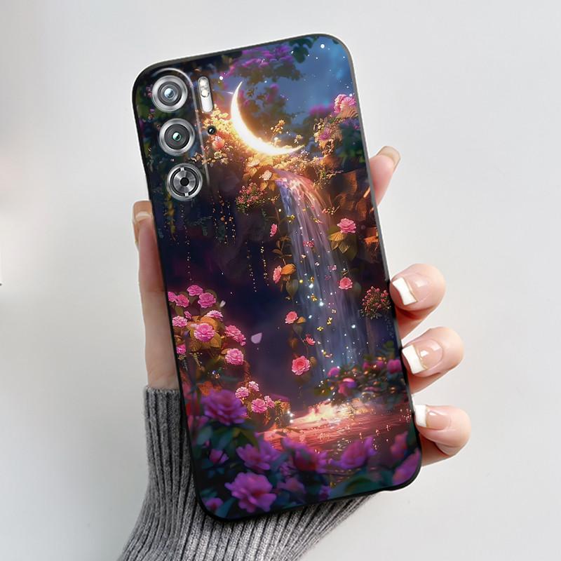 Чехол для телефона ZTE Nubia Red Magic Redmagic 9 9S Pro Plus 5G, милый кролик с сердцем, защитный, черный матовый ТПУ, мягкий чехол-бампер