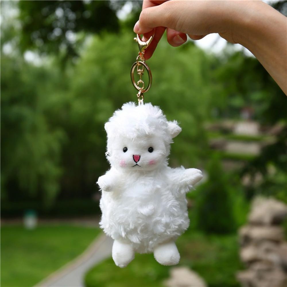 Милый брелок плюшевый овечка подвеска новая овечка кукла сумка подвеска подарки