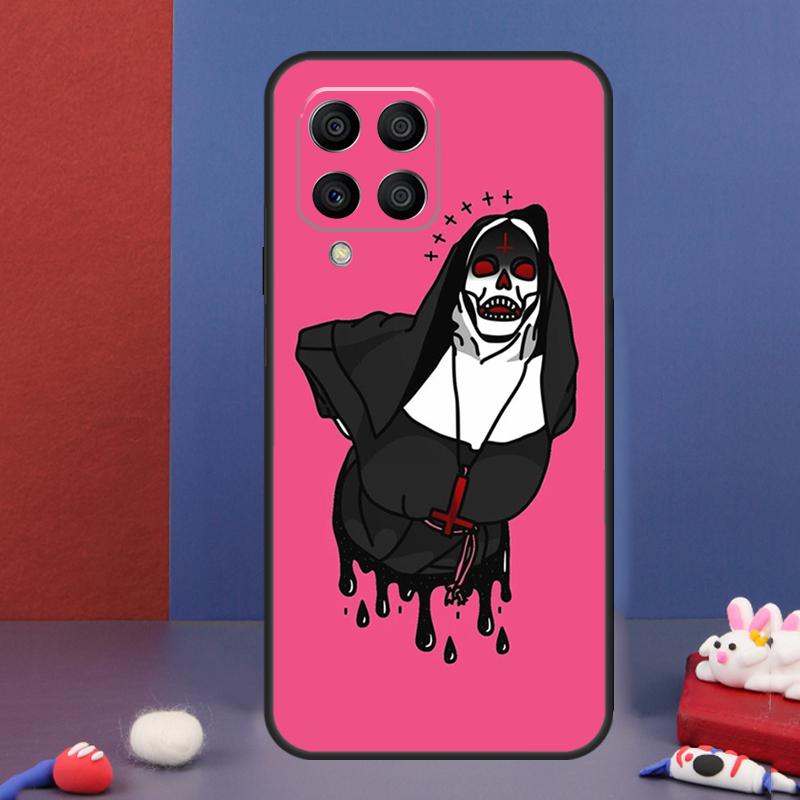 Sister Style Nun Sexy Girl Case For Samsung Galaxy M16 M06 M36 M56 M15 M11 M31 M21 M53 M13 M32 M52 M35 M55 M14 M34 M54