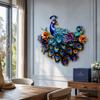 Iron Metal Wall Decor Blue Iron Wall Decor Outdoor Outdoor Metal Art  Outdoor Wall Decor
