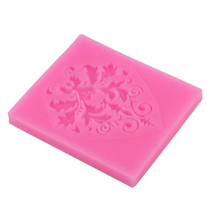 DIY Sugar Craft Frame Border Silicone Mold Scroll Relief Fondant Cake Decorating Tools Cupcake Baking Candy Chocolate Moulds