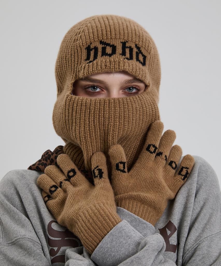 HOODHOOD Hdhd Вязаная Балаклава Бежевая