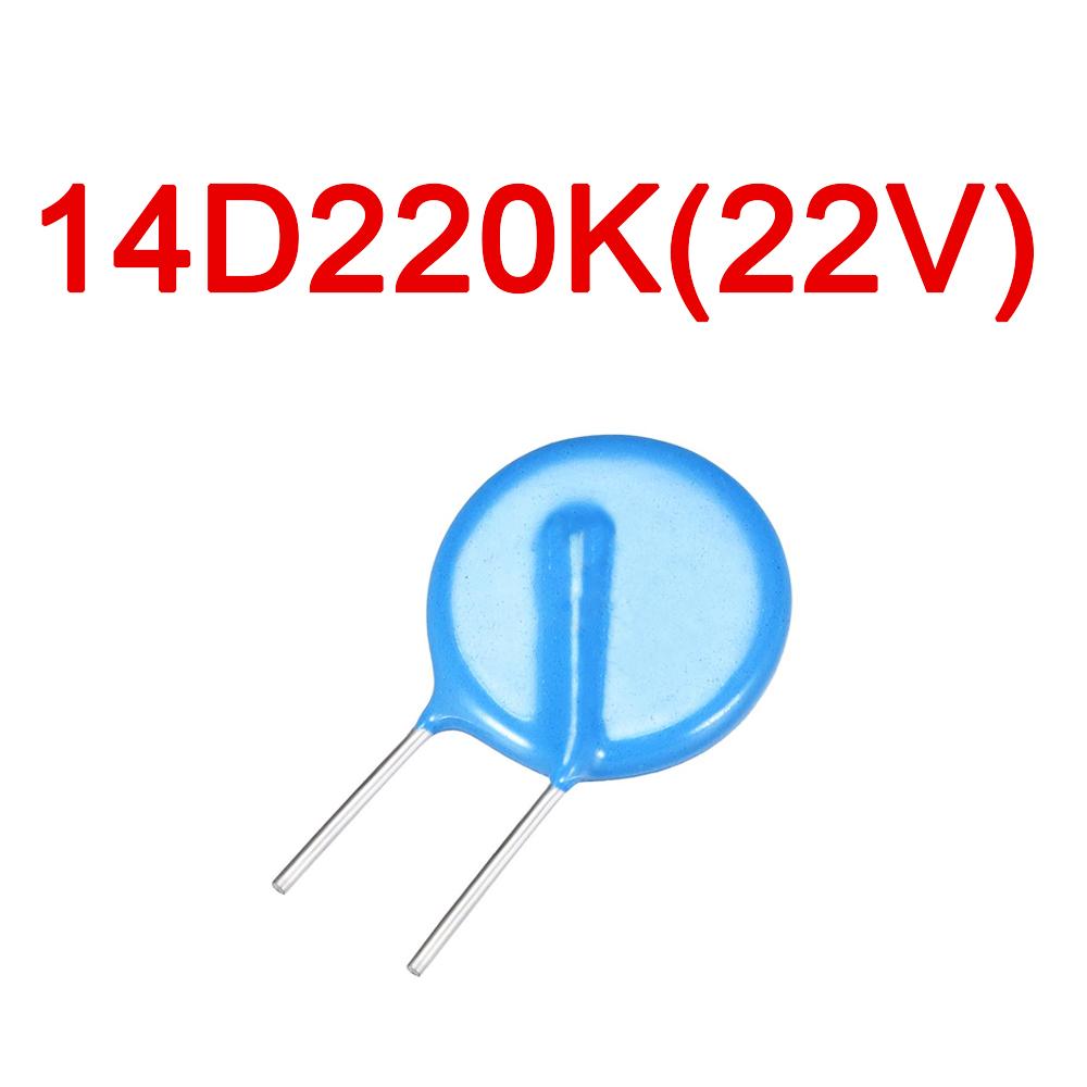 10 шт. 14D металлооксидный варистор MOV, значения диапазона от 151K до 821K 14K 14D 270/470/151/201/221/471/561/621/681/821 МЕТАЛЛООКСИДНЫЙ варистор ZOV