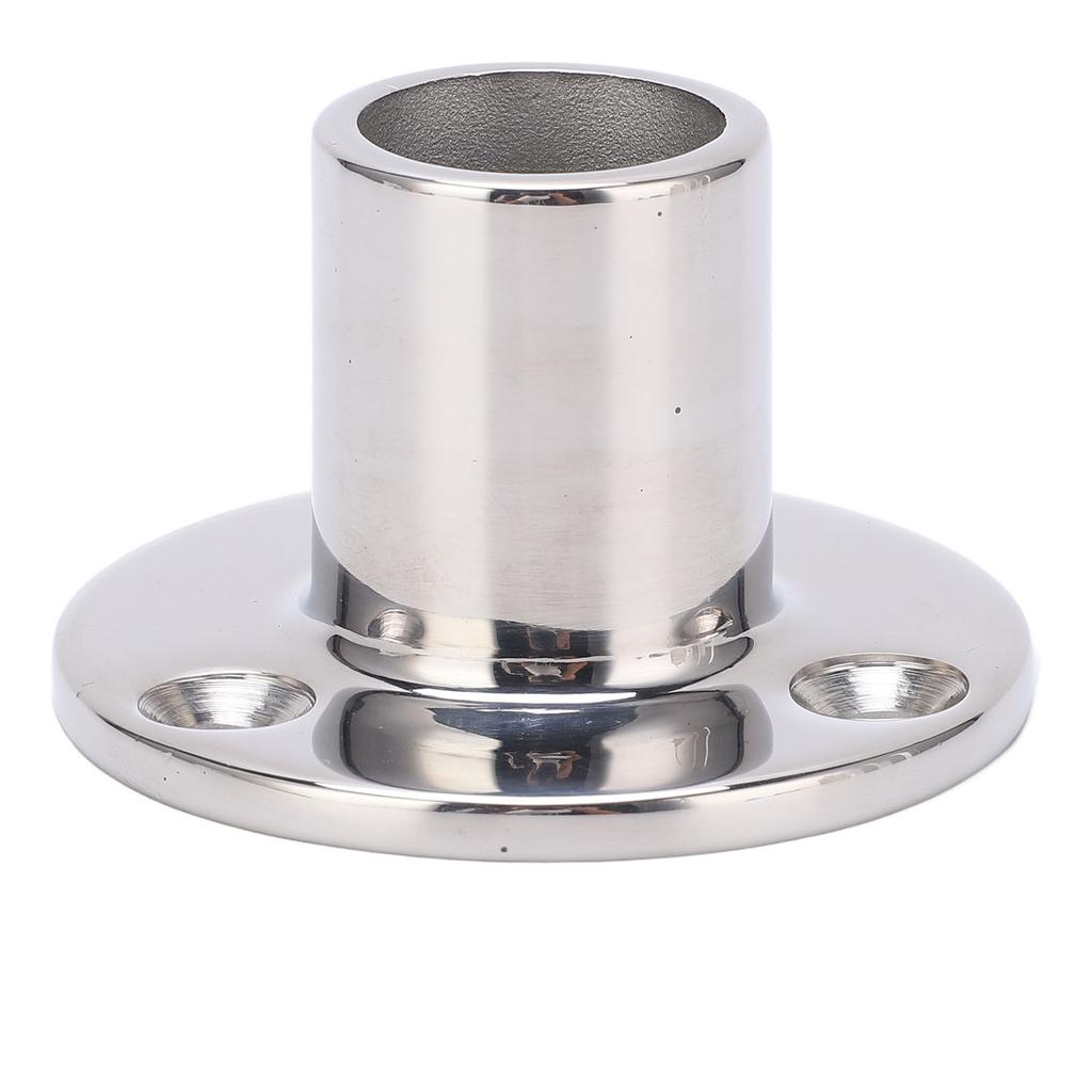 Круглое основание поручня для лодки, крепеж из нержавеющей стали 316 для морской трубы 25 мм 1 дюйм, 90 градусов