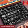 Nine-Piece Interlocking IQ Puzzle Set - Luban and Kongming Locks for Children's Education