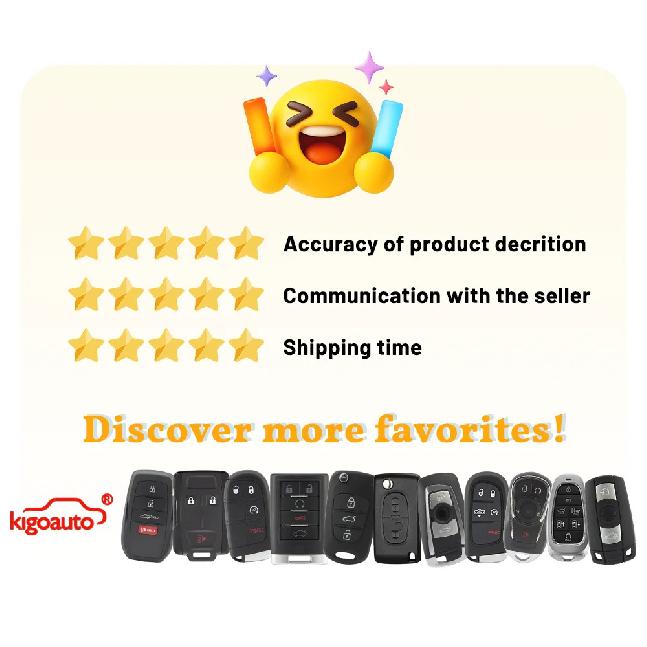 kigoauto Remote Key Case Shell 5 Button Flip Key Fob Replacement Case for Buick LaCrosse GL8 Chevrolet Volt 2010-2015