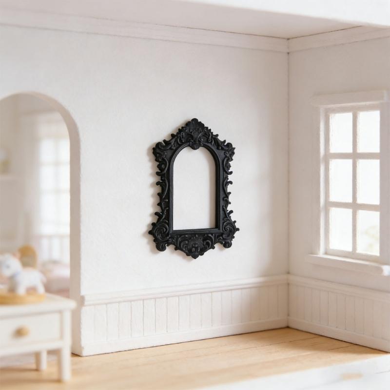 Художественные Резные Миниатюрные Фоторамки Для DIY Кукольных Домиков, Декора И Поделок