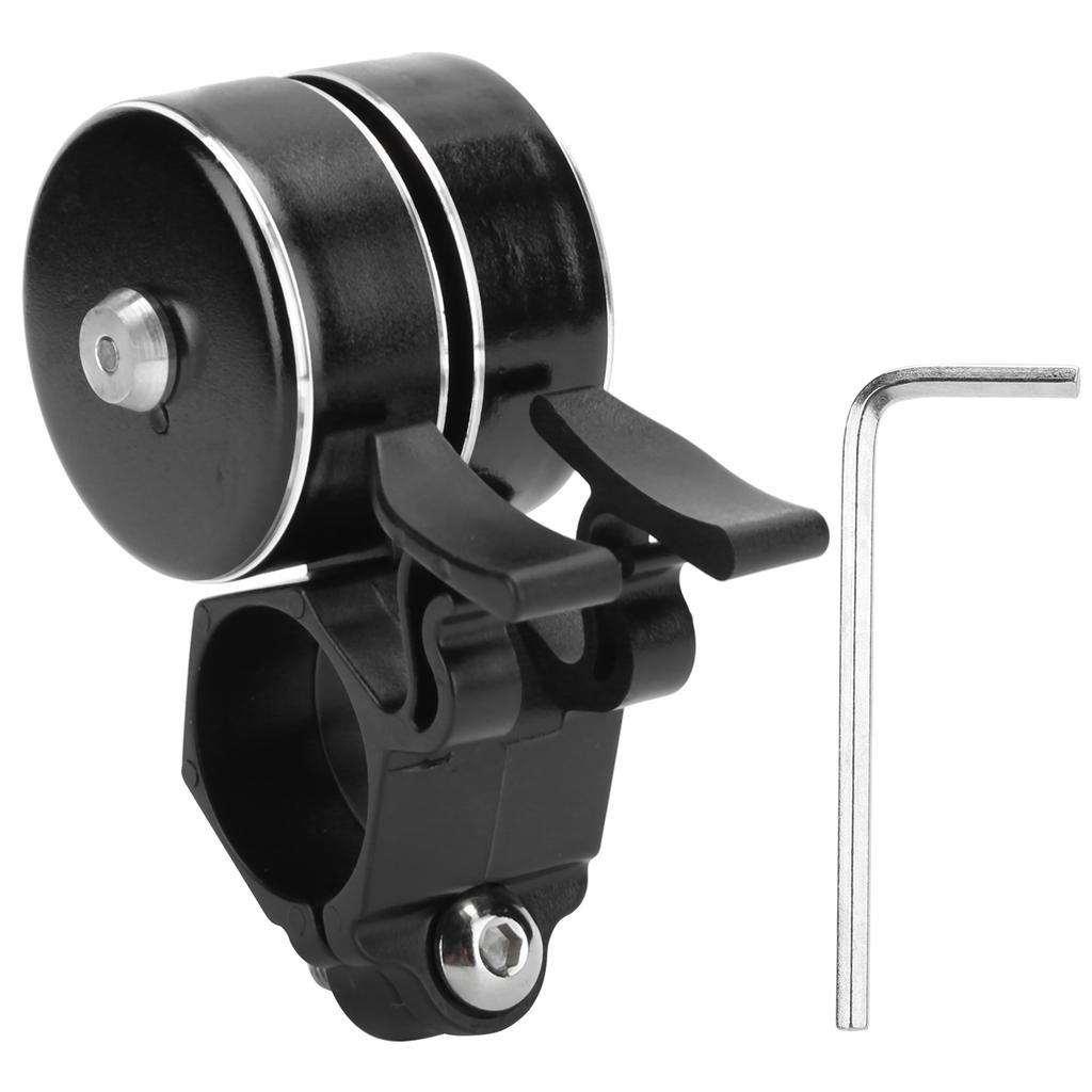 Велосипедный звонок 120 дБ с двойным щелчком, звонок на руль велосипеда, сигнализация, запчасти для велосипеда для безопасности на открытом воздухе, черный