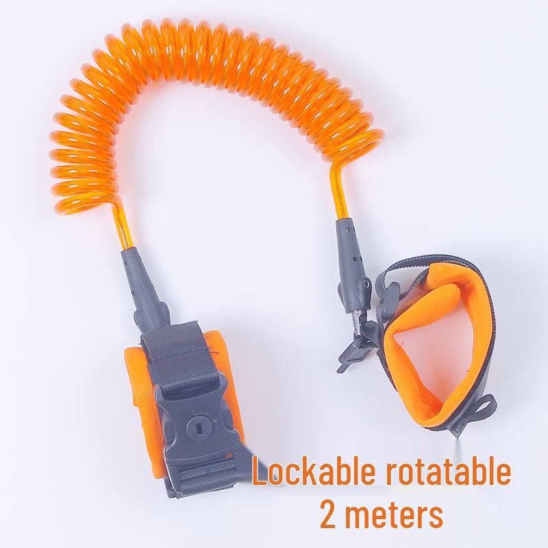 Детский поводок-антипотеря с замком - Вращающийся ключ, Детский браслет, Инструмент для безопасной ходьбы, Веревка от потери