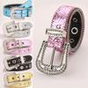 Sequined Belt Women'S Personality Feng Shui Diamond Belt Jeans Decorative Wide Waist Seal 1