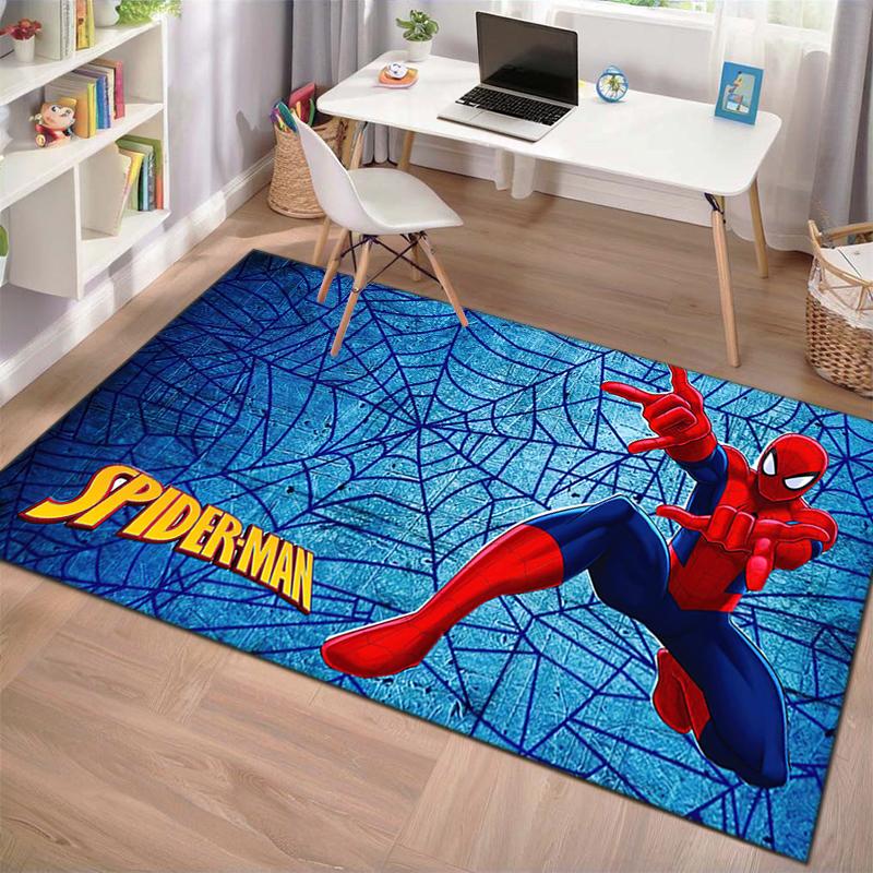 1PC Spider-Man Rug - home decoration Carpet For Living Room Bedroom Flooring Computer Chair Area Rug