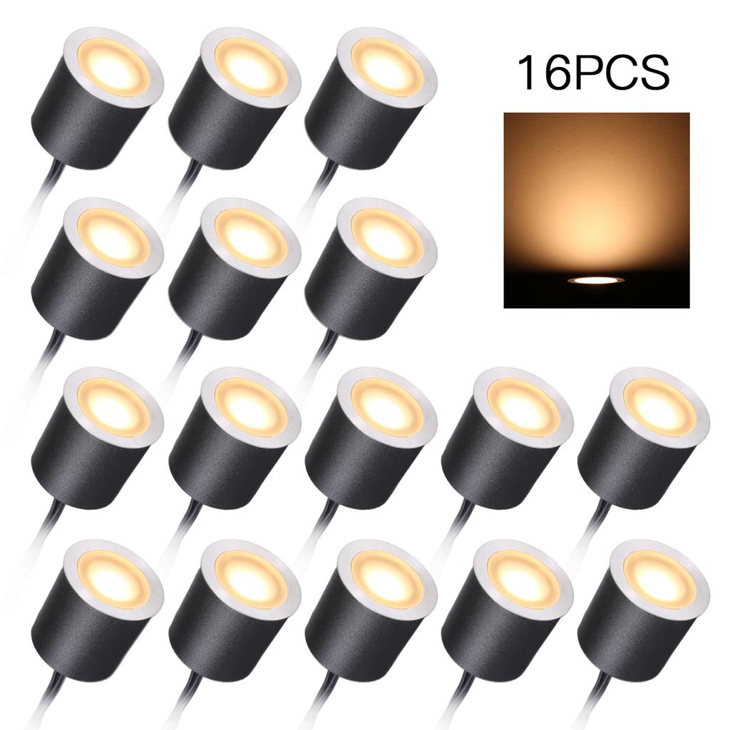 DC12V Low Voltage Recessed LEDs Deck Lights IP67 Waterproof Outdoor In-ground Lamp Landscape Light