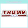 Для 10x Трамп 2020 Кампания Президент Выборы Наклейка Вырубная Наклейка Автомобильный Бампер