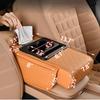 Подушка на подлокотник автомобиля для внедорожника с подстаканником, высота 2,75 дюйма, 5-в-1 Чехол на центральную консоль с 2 карманами для хранения, прорезь для салфетницы, слот для телефона для седанов, Автомобиль