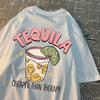 Tequila Cheaper Than Therapy Mens Tops Simplicity Loose Streetwear Creativity Crewneck T-Shirts O-Neck T-Shirt For Women