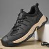 2024 New Genuine Leather Male Walking Shoes Lace-Up Mens Hiking Sneakers High Quality Outdoor Shoes Handmade Men Casual Shoes
