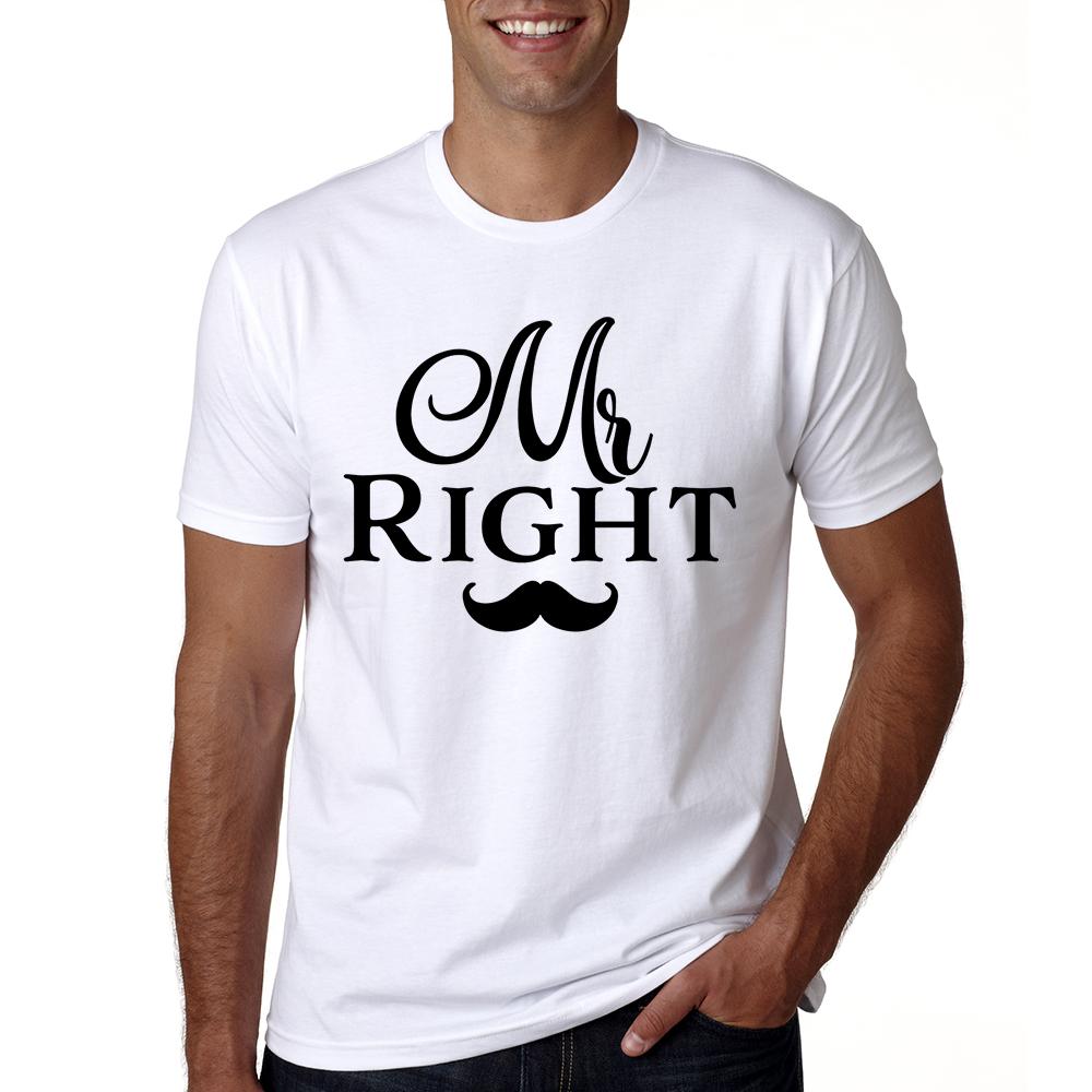 Matching Couple T Shirt Mr Right Mrs Always Right Couple Tshirts Mr Mrs Right Husband And