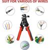 Универсальный автоматический инструмент для зачистки проводов 3 в 1, инструмент для зачистки проводов: 18-8AWG, Инструмент для резки и зачистки проводов