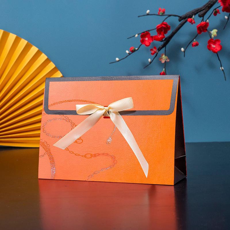 Folding Flip-top Gift Box for Underwear, Stockings, and Silk Scarves