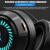 USB Gaming Headset 3.5mm Wired Headphones 7.1 Channel Stereo Surround Bass Earphone Helmet with Microphone for PC Laptop Gamer