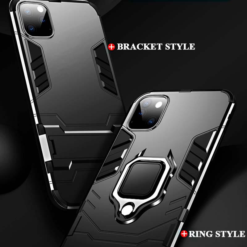 Противоударный чехол для iPhone 11 13 14 15 Pro Max XS XR X 8 7 Plus 6 6S 5 5S SE 2020 12 Mini Phone Cover Armor Holder Back Coque