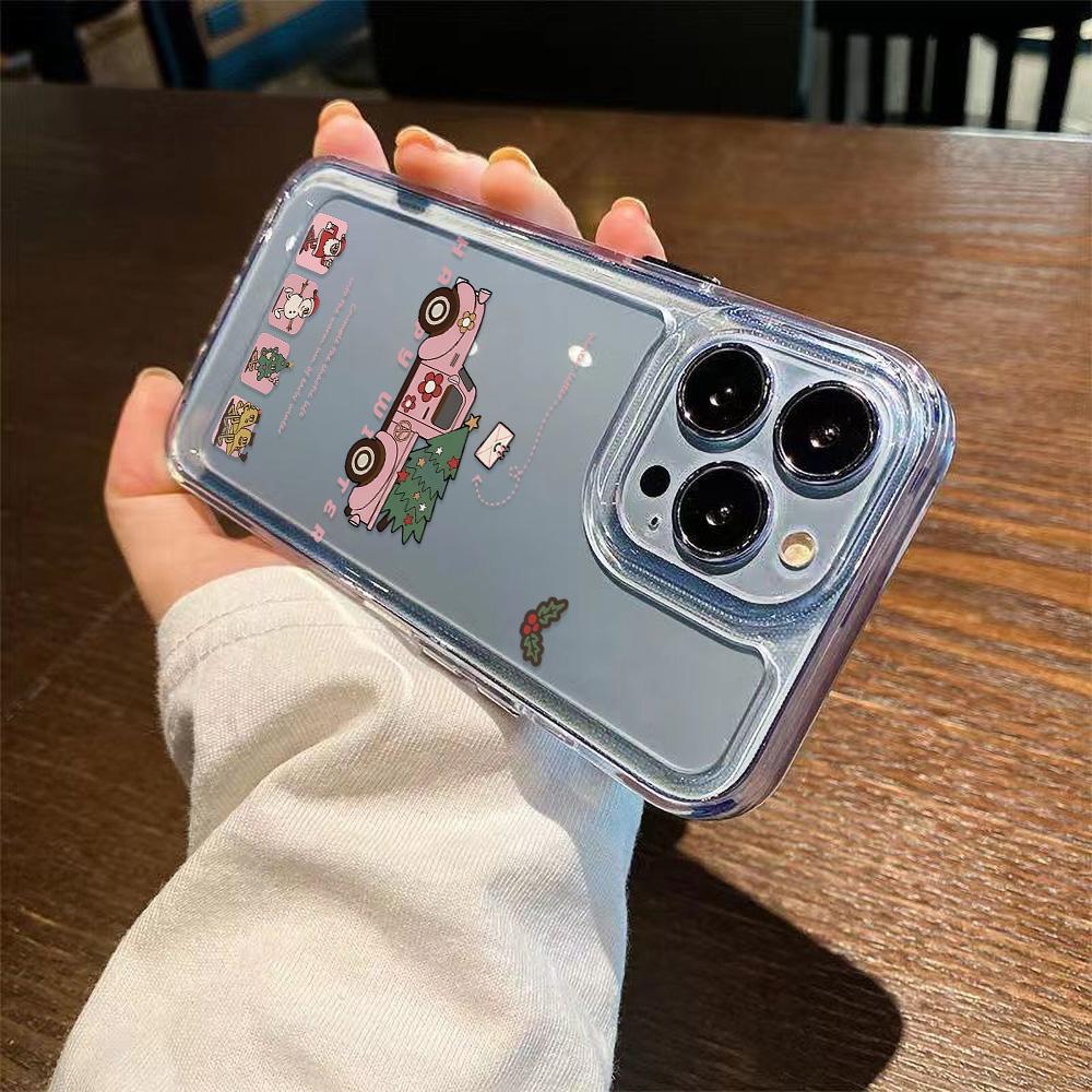 Рождественский чехол для iPhone 11 13 XR 15 Pro Max 12 16 Pro Max для iPhone 14 7 8 Plus XS Max Samsung A15 A55 A05 Redmi 12 13C 13 Huawei Mate 30 40