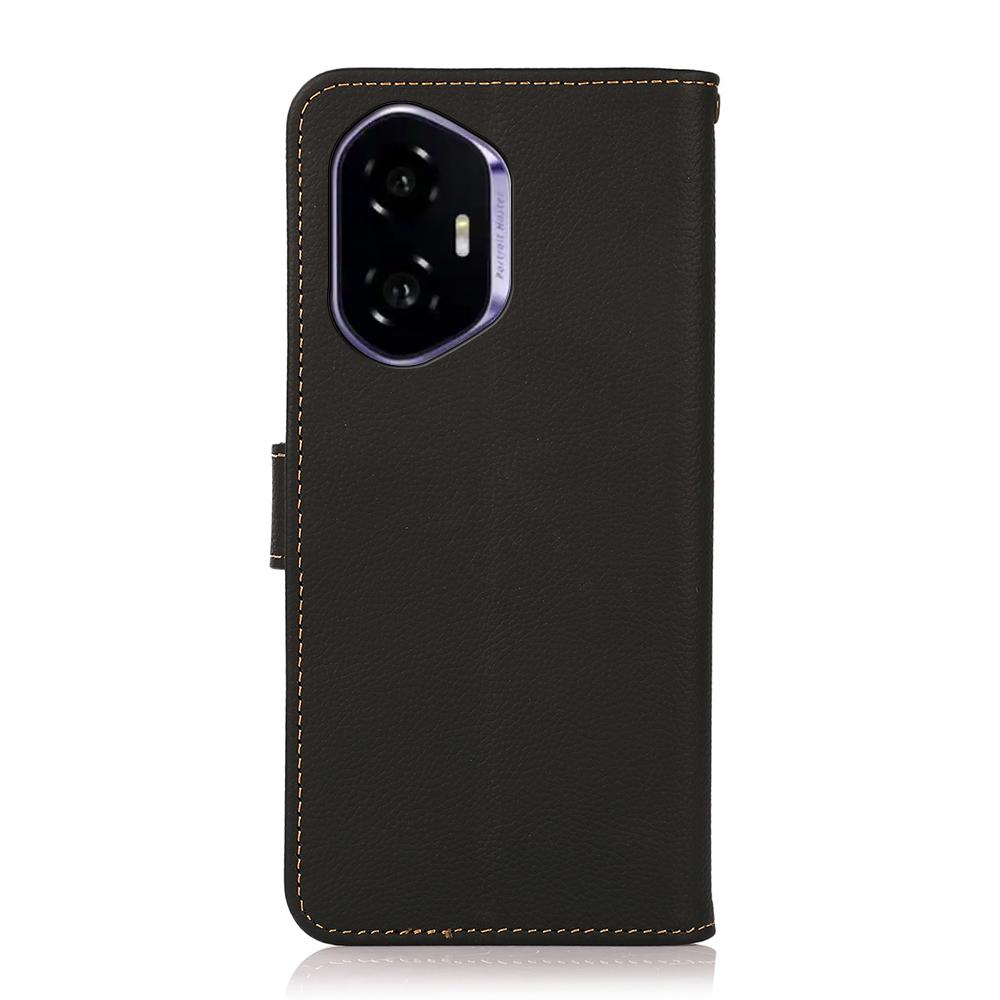 KHAZNEH for Honor 400 5G (Global) Case Genuine Cow Leather Wallet Phone Cover