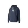 Butter Goods Collaboration SS22 Letter Logo Solid Hoodie Men Tops Blue 534057-84