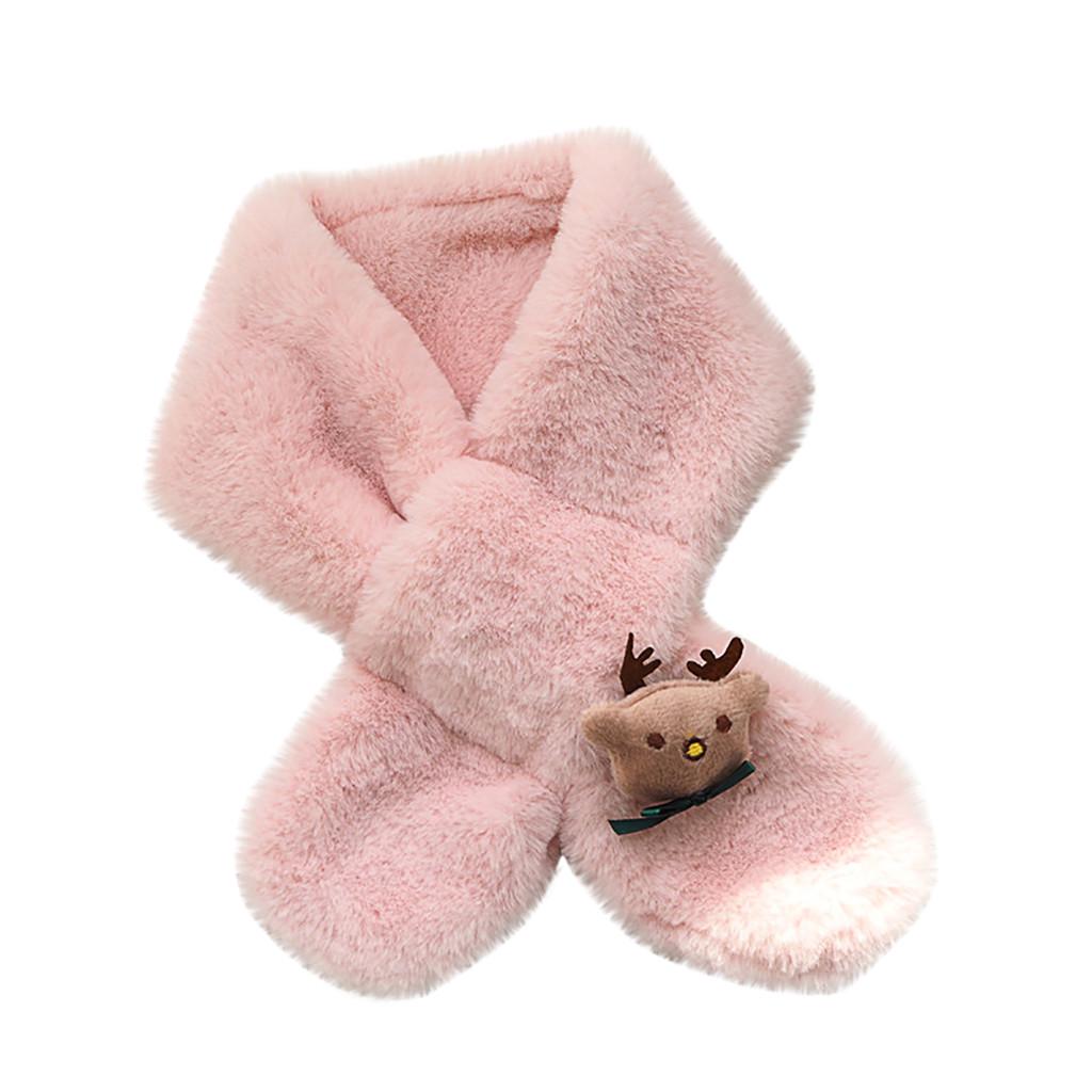 Рождественская серия Имитация детского нагрудника Зимний теплый шарф