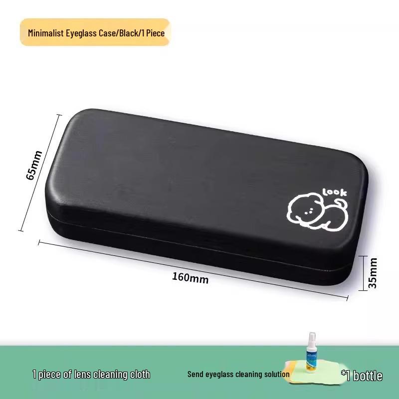 Men's Retro Anti-Pressure Myopic & Sunglasses Case