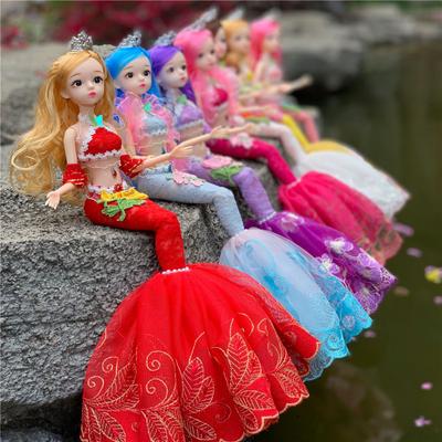 45 см кукла-русалка 11 шарниров подвижная кукла BJD игрушка для плавания хвост рыбы ванна девочка рождественские подарки