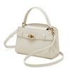 Crocodile Pattern Cowhide Bag Women's 2025 New Genuine Leather Women's Bag Simple Handbag Single Shoulder Crossbody Small Square Bag