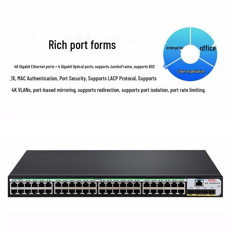 H3C S5120V3-52P-SI Управляемый гигабитный коммутатор для предприятий