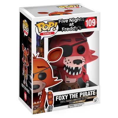 Виниловая фигурка Фокси из Five Nights at Funko FIVE NIGHTS AT FUNKO Виниловая фигурка ФОКСИ-ПИРАТ Overseas Игровая фигурка Freddy's Pop! / ФРЕДДИ ПОП! [Элемент]
