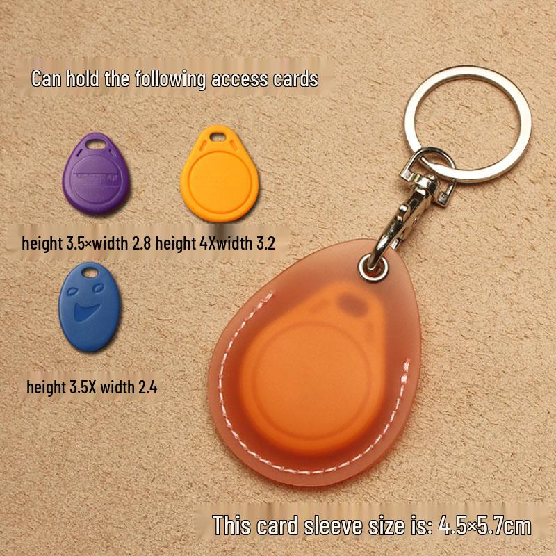 Прозрачный каплевидный держатель для пропусков и рукав для карточки лифта