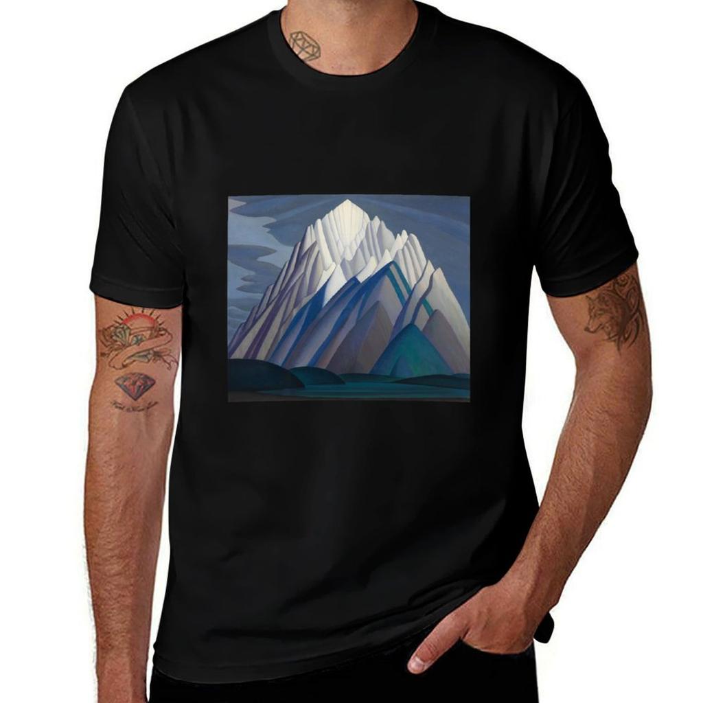 Mountain Forms By Lawren Harris Tshirt Plus Size Street Style Tee