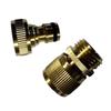 1 Set Brass Tap Nipple Connector Garden Hose Quick Connectors Leak-Proof Water Hose Fittings Garden Watering Tools