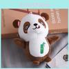 Adorable Panda Plush Toy Keychain Soft Cute Stuffed Animal Bag Charm 12cm