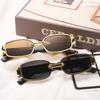 2 шт. Корейские европейские солнцезащитные очки в квадратной оправе Sunnies Studios / Эстетичные солнцезащитные очки для женщин / Цветные линзы