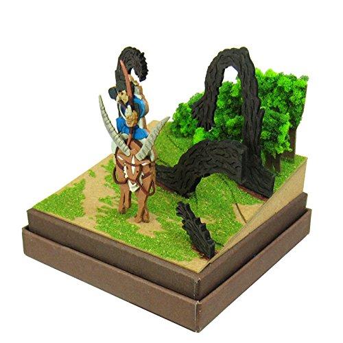 Sankei Миниатюрная бумажная модель Studio Ghibli: Аситака и Татаригами Принцесса Мононоке Масштаб не указан, MP07-41