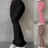 Женские осенне-зимние повседневные простые и модные облегающие леггинсы в рубчик, однотонные брюки с высокой талией