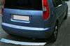 Накладка на задний бампер OmsaLine (нерж) Глянцевая для Dacia Lodgy 2012-2022 гг