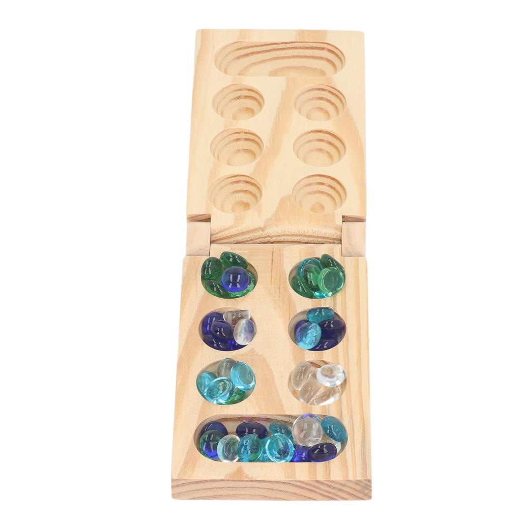 Складная африканская каменная игра Деревянная интеллектуальная тренировка логического мышления Взаимодействие родителя и ребенка