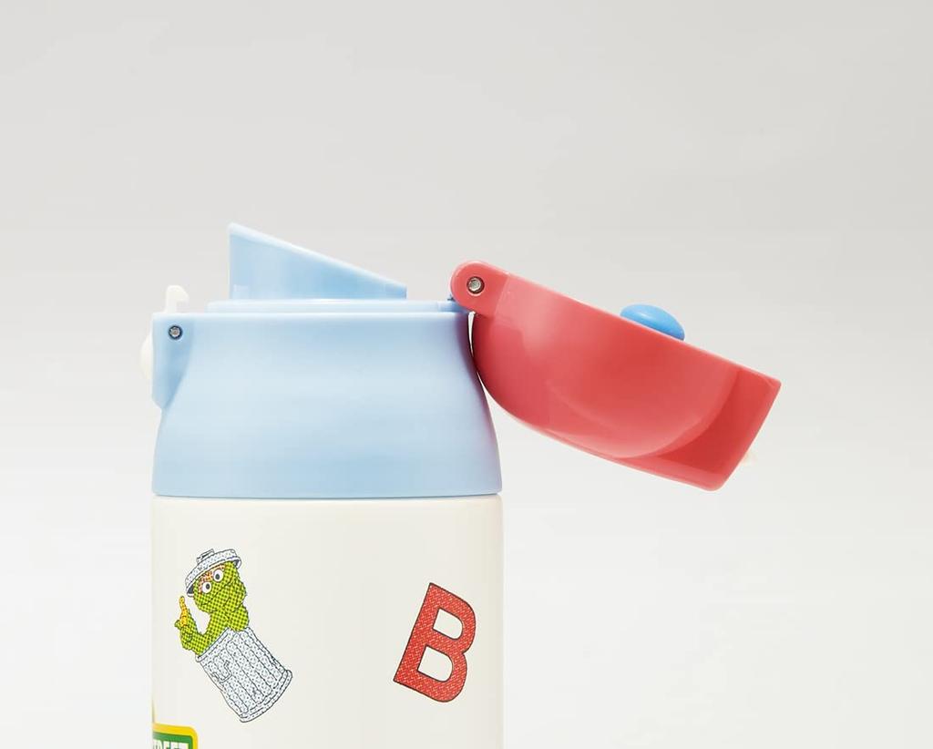 Skater Sesame Street 500ml Stainless Steel Water Bottle, Insulated, Heat-Resistant, SDPC5-A